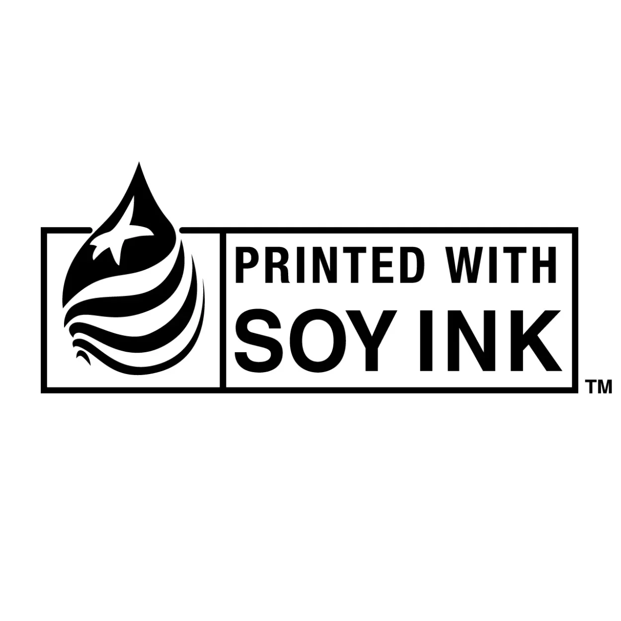 Soy Ink logo symbolizing eco-friendly printing solutions with sustainable, soy-based inks for reduced environmental impact.